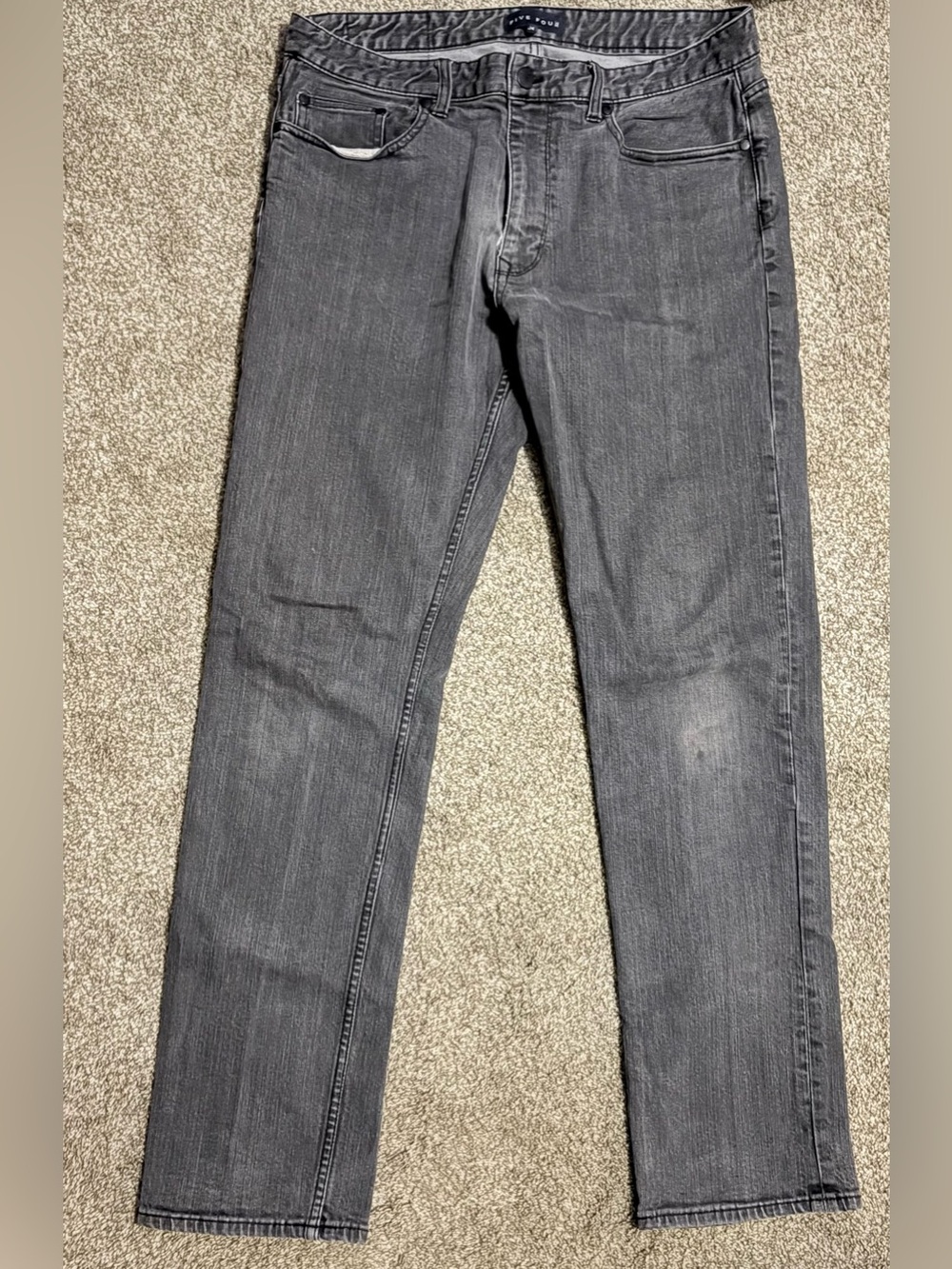 Men's Five Four Jeans 34 Black Straight